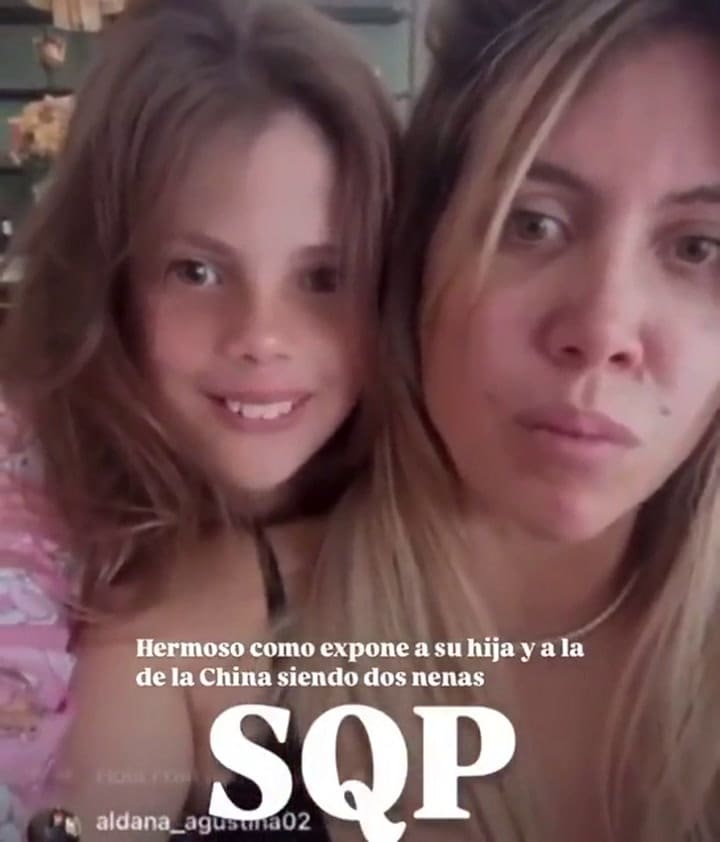 Francesca, hija de Wanda, cargó contra Magnolia, la primogénita de la China Suárez y Benjamín Vicuña