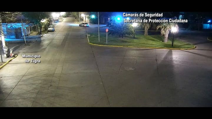 El momento del accidente fatal en Tigre