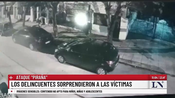 Asi fue el robo pirana en Villa Madero