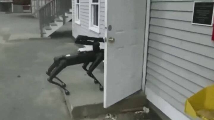 El polémico uso de 'perros robot' por parte de la policía de Massachusetts - Fuente: YouTube