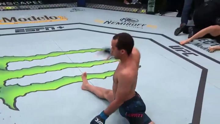 KO record en la UFC: 22 segundos - Crédito: ESPN