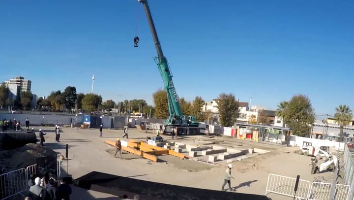 Mirá cómo se construyó el nuevo local de McDonald's