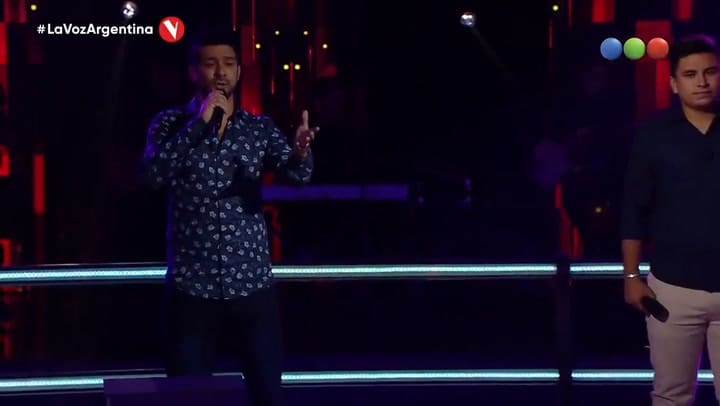 La Voz Argentina 2021: Lucas Oviedo vs Francisco Benitez - Fuente: Telefe