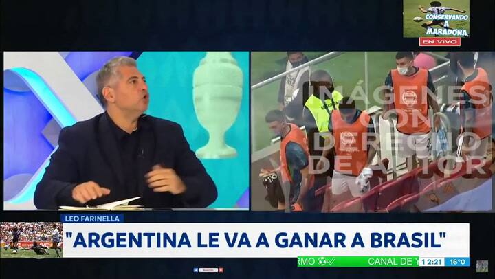 Leo Farinella, en desacuerdo con la “bravuconada” de Dibu Martínez'