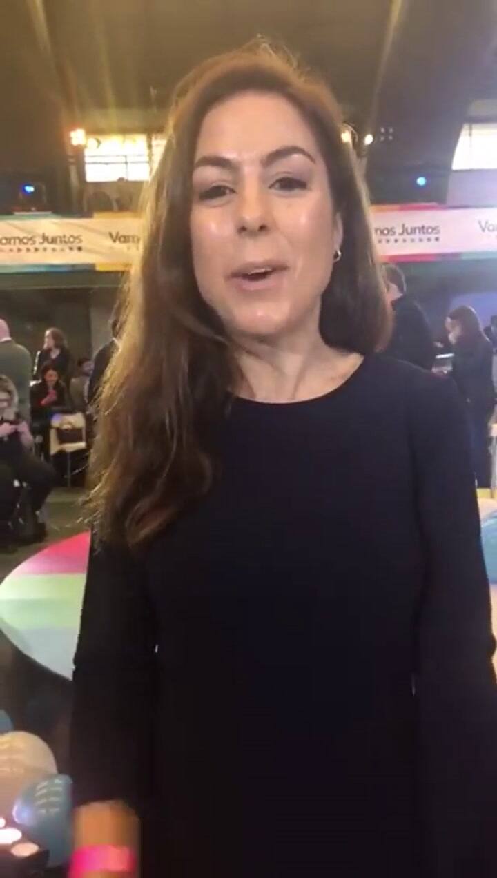 11 de septiembre 2017: Joanna Picetti en el cierre de campaña 'Vamos Juntos' en Ferro