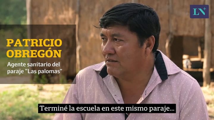 Un agente sanitario qom atiende a la comunidad en su propia lengua y pide tener luz eléctrica en la