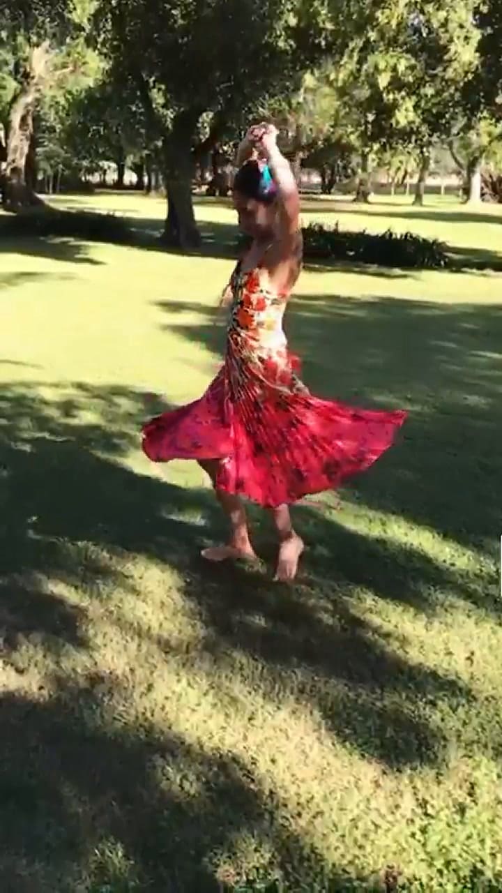 Juana Viale festejó su cumpleaños en contacto con la naturaleza