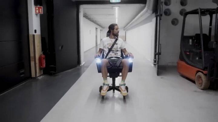 Volkswagen Noruega creó una silla de oficina que se maneja como un auto