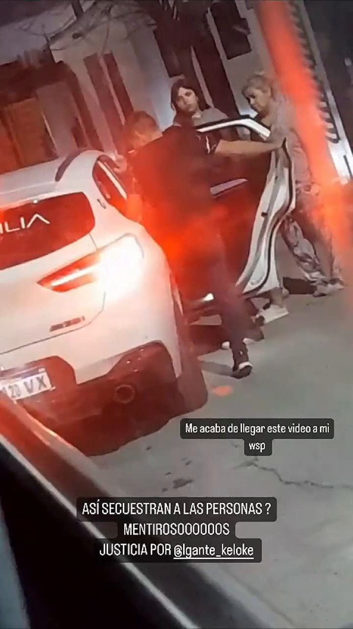 Tamara Báez compartió un video sobre el hecho que motivó la detención de L-Gante