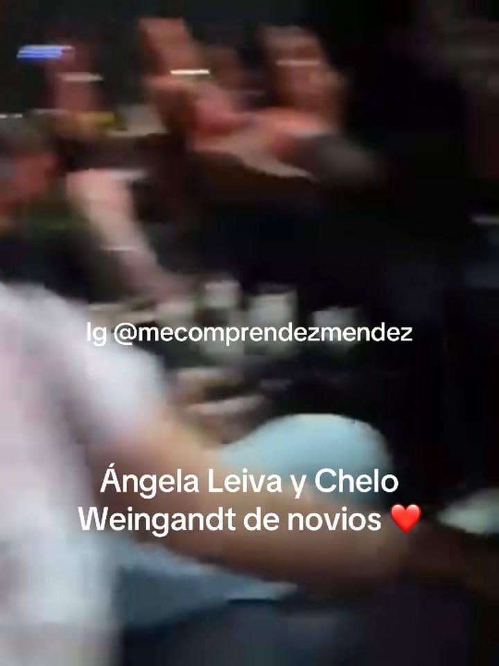 Ángela Leiva y su nuevo novio fueron a ver a Luis Miguel
