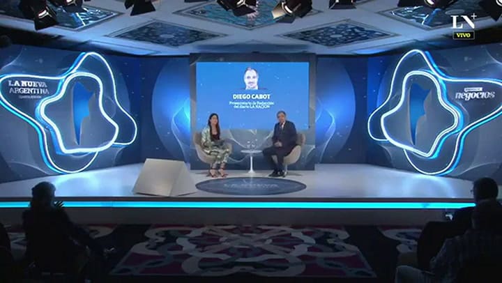 Charla completa con Diego Cabot en La Nueva Argentina, evento de LA NACION