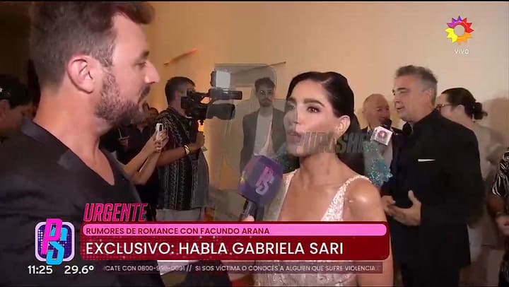 Gabriela Sari habló de los rumores de romance con Facundo Arana