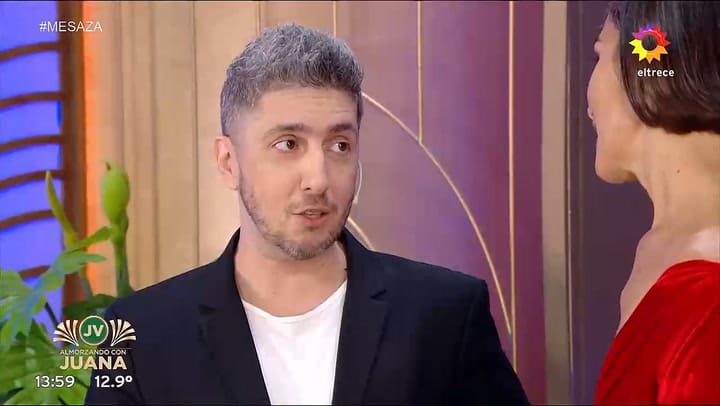 Jey Mammon con Juana Viale