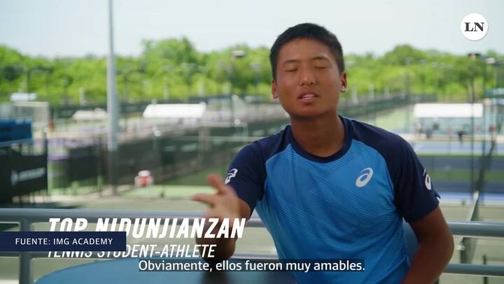 Como fue la formación del tenista tibetano Top Nidunjianzan