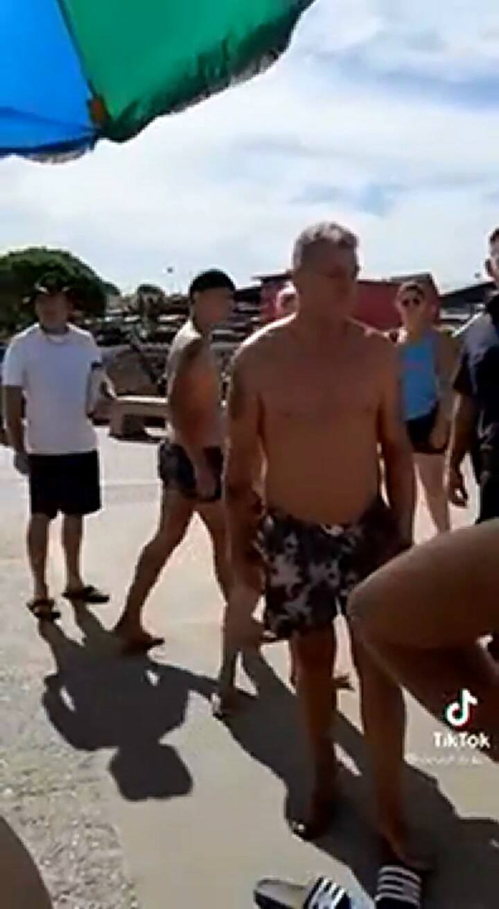 El Turco García sufrió un robo y terminó siendo ovacionado en una playa de Mar del Plata