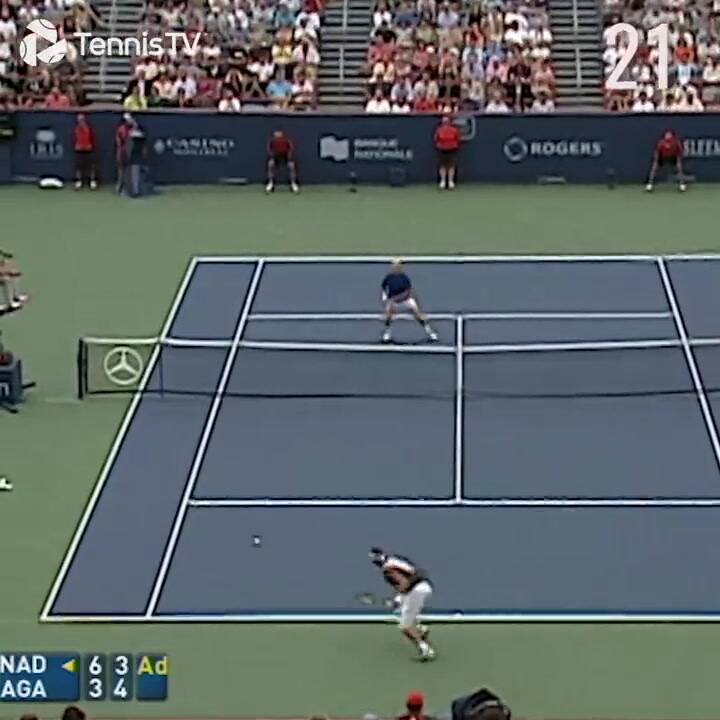 Los 21 tiros imposibles de Rafael Nadal