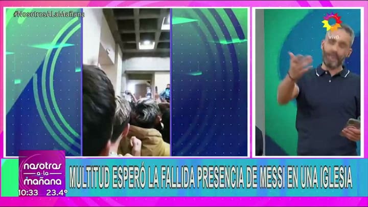 La emoción del Pollo Álvarez al recibir un mensaje de Lionel Messi