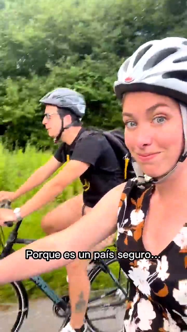 Leandro y Ailén explican por qué decidieron alojarse en Dinamarca