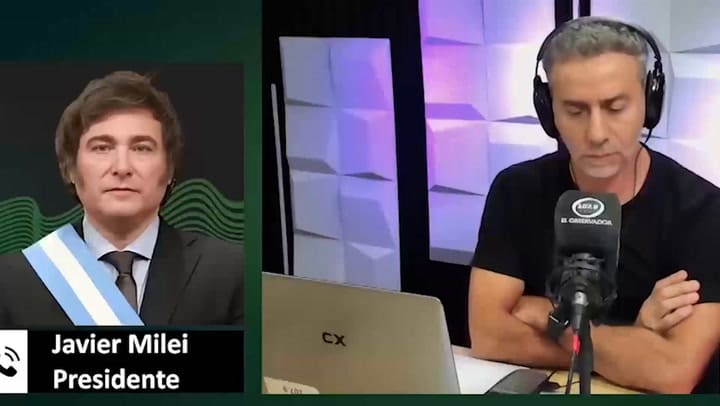 Ficha limpia - Javier Milei