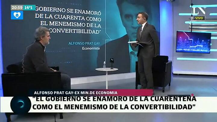Alfonso Prat-Gay: 'Nos vendieron que la cuarentena era la solución'