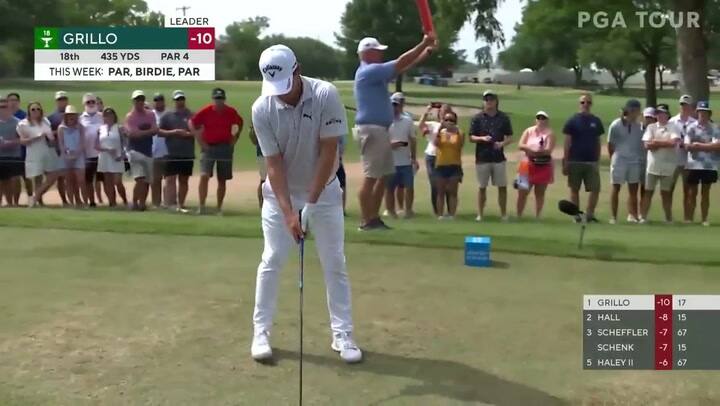 Grillo pierde la ventaja de dos golpes después del aventurero hoyo 72