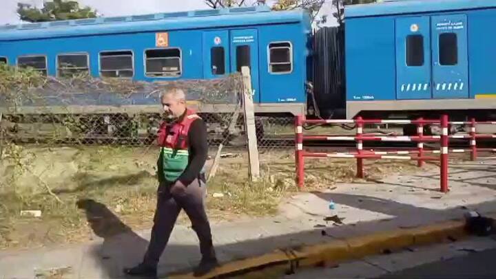 Impactante choque en las vias