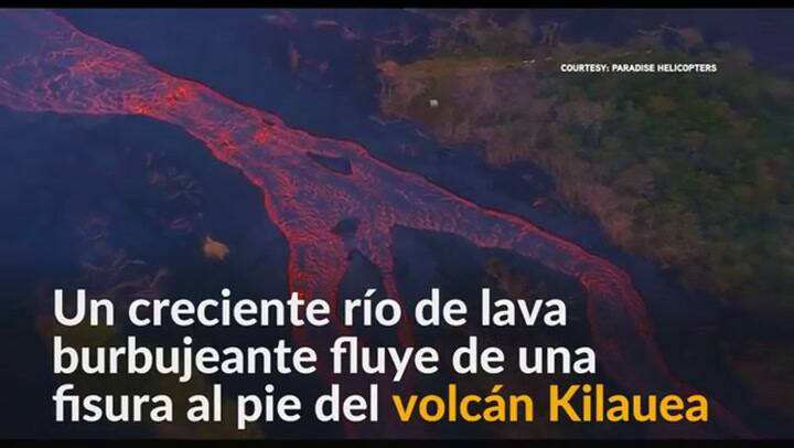 Lava de volcán de Hawái destruye más casas - Fuente: Reuters