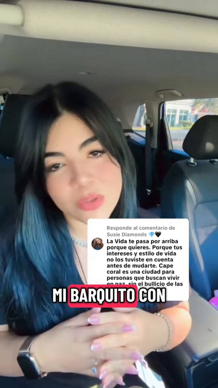 La usuaria de TikTok contó cómo fue su experiencia al mudarse a Cape Coral (TikTok: @yili.life)
