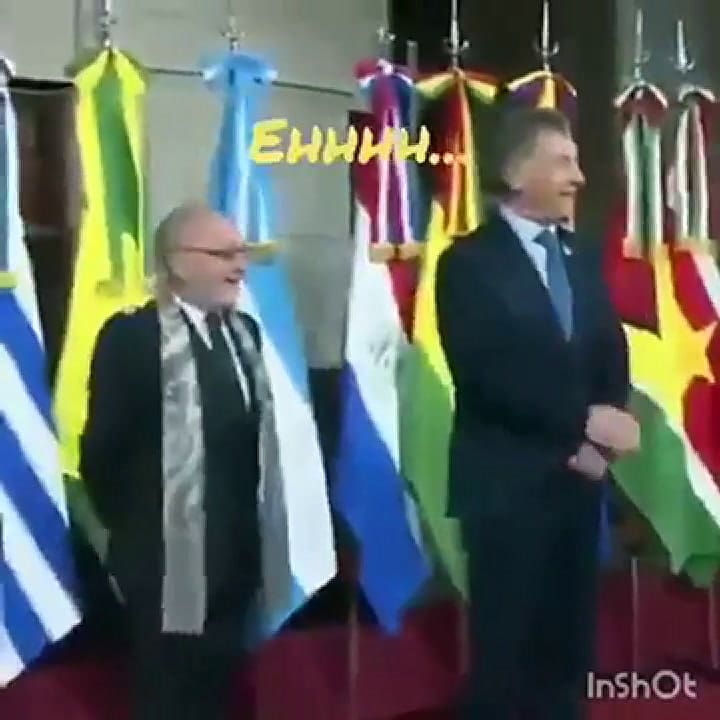 Los falsos subtitulos del granadero que le responde a Macri - Fuente: Youtube