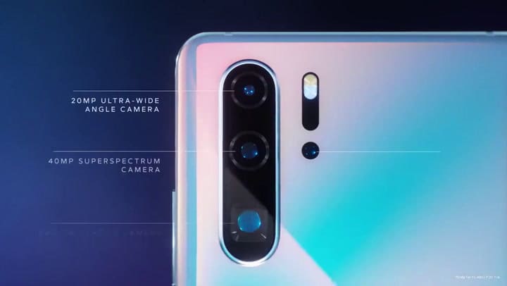 Así es el Huawei P30 Series - Fuente: Twitter