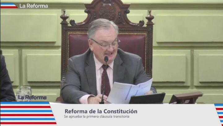 El exabrupto de Felipe Michlig contra Nicolás Mayoraz que se escuchó por un micrófono abierto