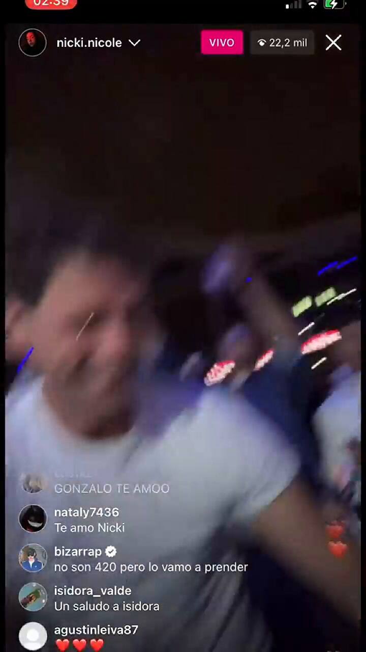 El video de Nicki Nicole y Gonzalo Valenzuela juntos en Chile