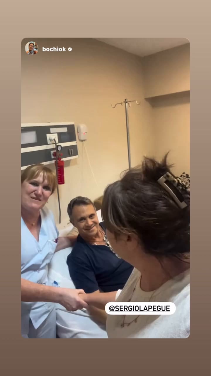 El reencuentro de Sergio Lapegüe con la enfermera que lo atendió en 2020 por COVID