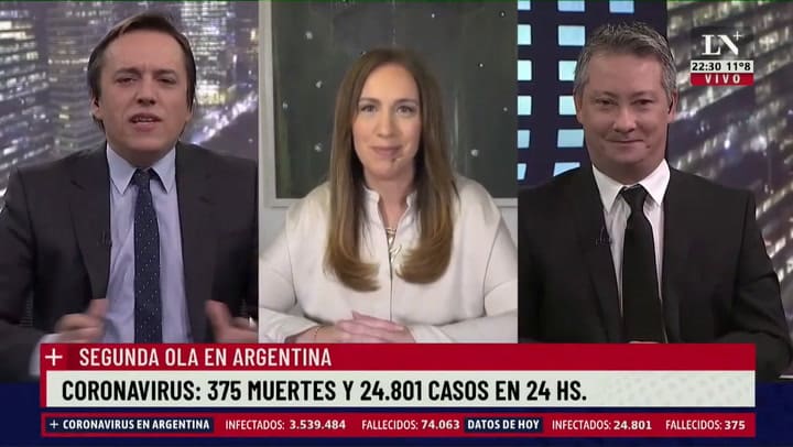 Vidal: 'Los vecinos de la Provincia me dicen que están peor'