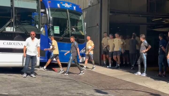 Así salía la selección argentina