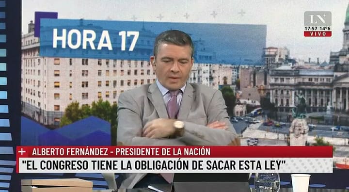 Pablo Rossi se sacó tras el discurso de Alberto Fernández: 'Qué patético todo'