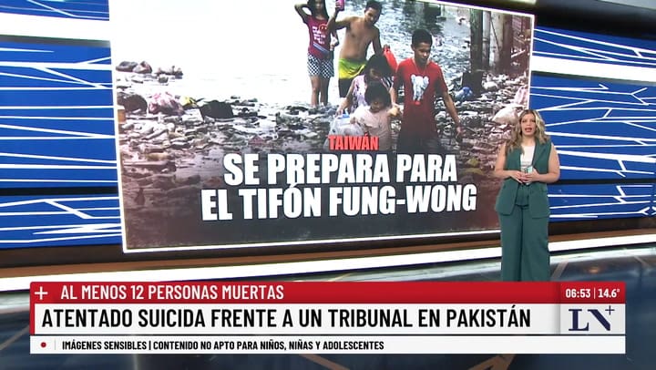 Taiwan en alerta por el supertifon Fung Wong