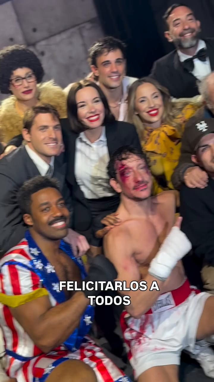 En medio de la polémica, Leandro Paredes fue a ver Rocky junto a su esposa Camila Galante