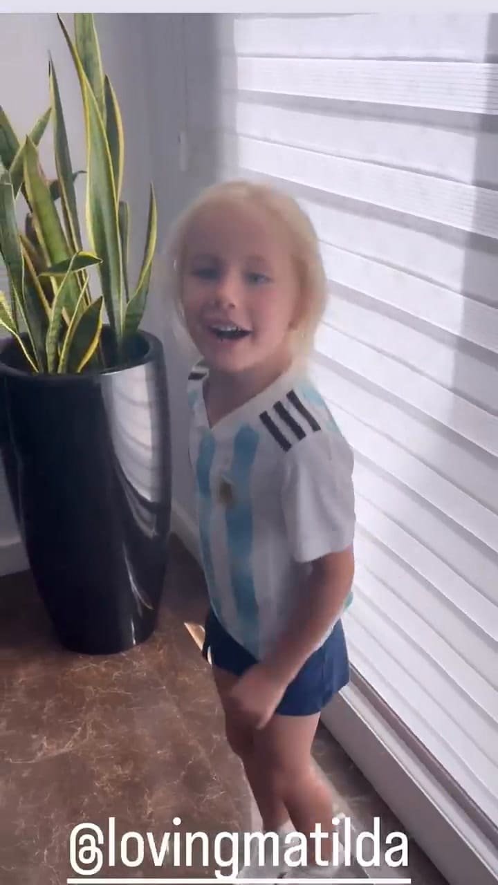 Matilda Salazar se mostró entusiasmada en la previa de Argentina vs. Polonia