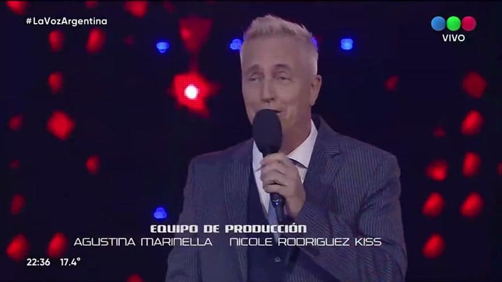 Marley presenta a cada uno de los coaches de La Voz Argentina (Telefe)
