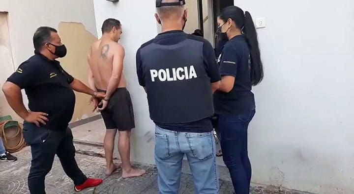 La detención del sospechoso