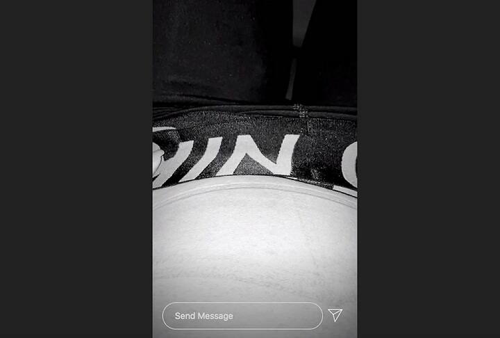 La novia de Lautaro Martinez mostró las patadas de su bebé