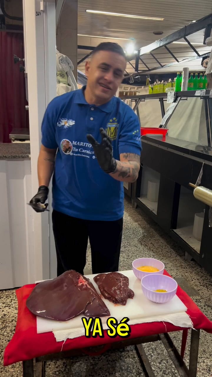 El video de cómo hacer las milanesas de hígado