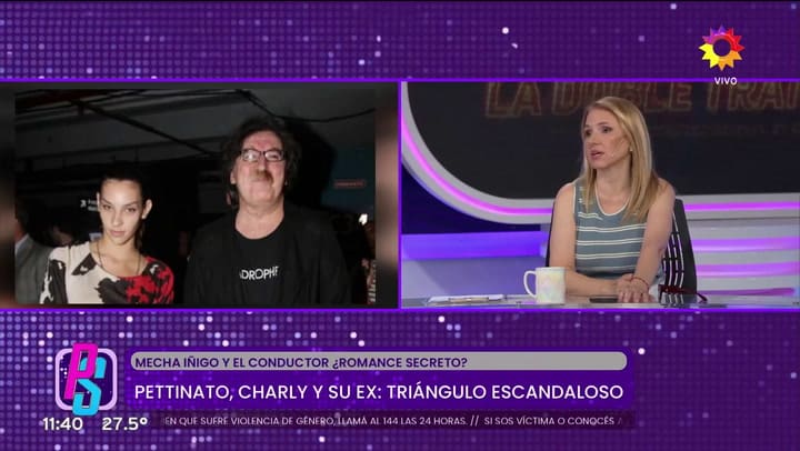 Julieta Ortega confirmó la escandalosa traición de Roberto Pettinato a Charly García