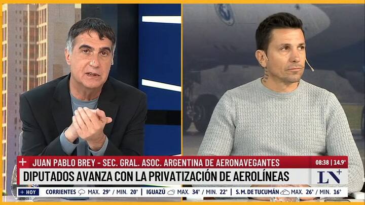 Diputados avanza con la privatización de Aerolíneas