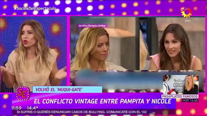 Julieta Prandi habló del apodo de Pampita e hizo una revelación sobre Nicole Neumann: