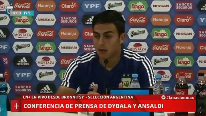 Dybala, previo al partido con Croacia: 'Tengo que estar preparado'