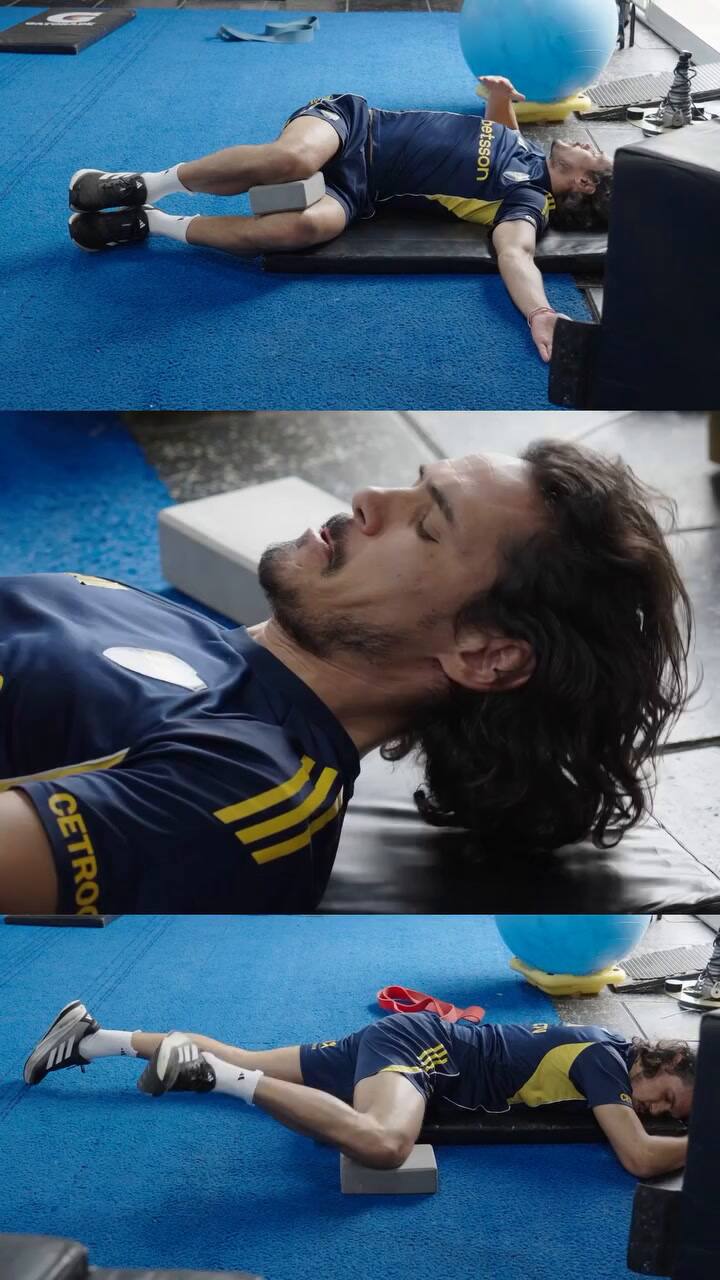 Cavani Muestra Su Rehabilitación