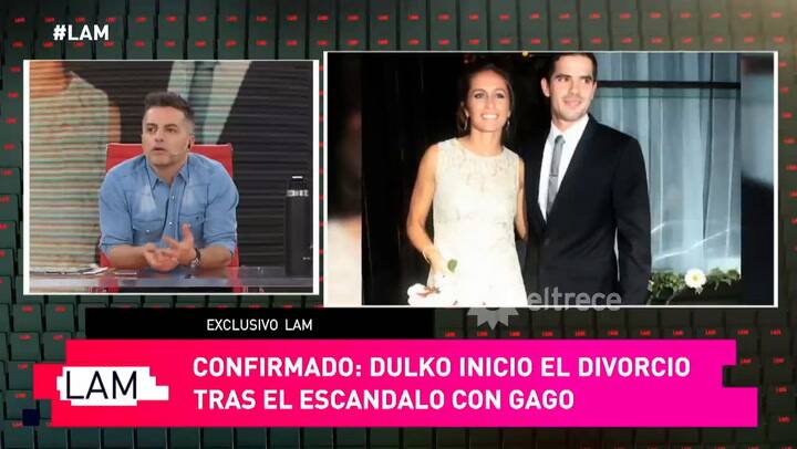 El escándalo en la puerta del colegio - Fuente: eltrece