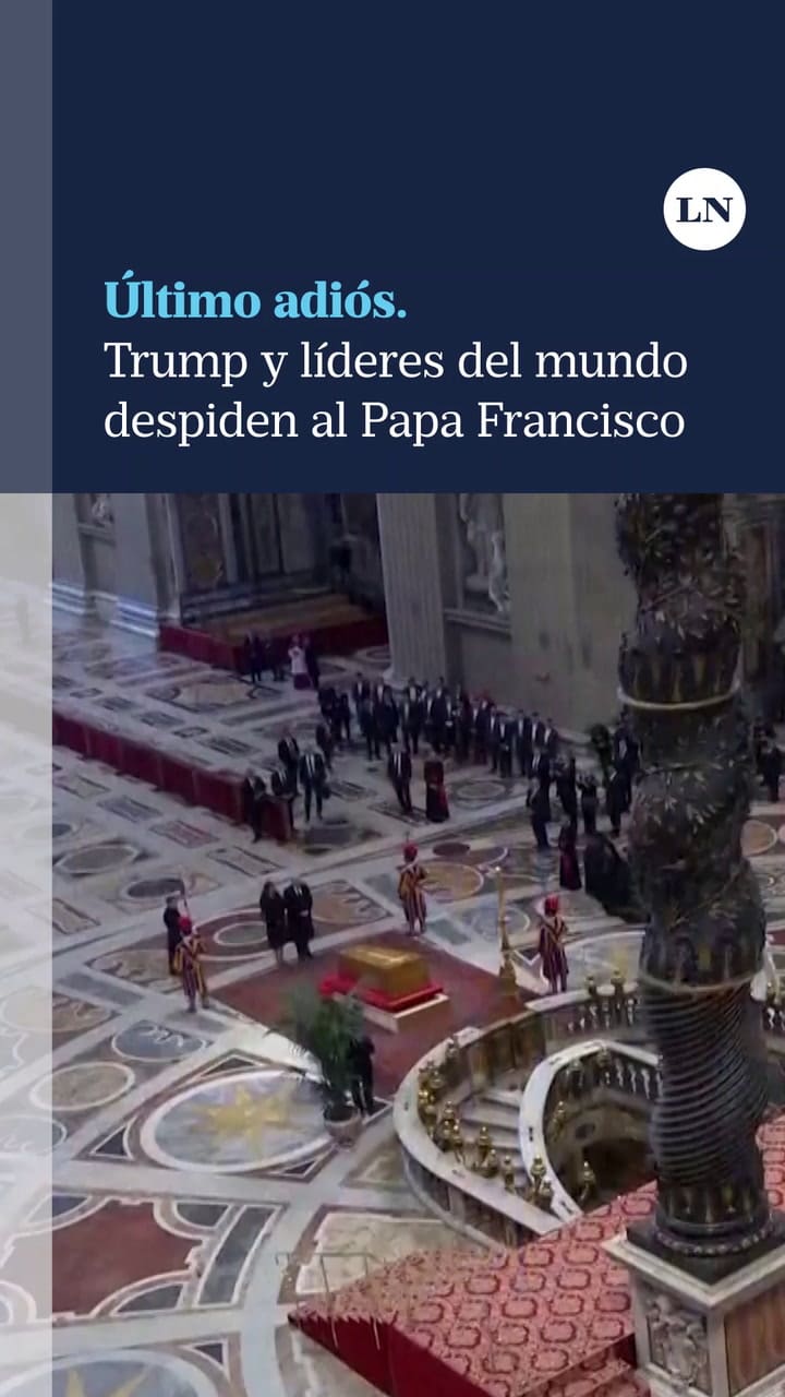 Llegaron al funeral Donald Trump y Joe Biden